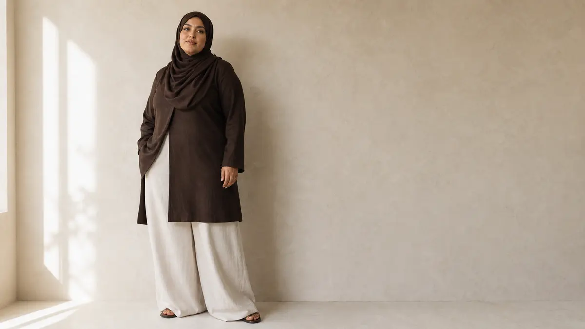 Modest Fashion in Übergrößen: Abayas, Tuniken und Hijab-Styling für kurvige Frauen